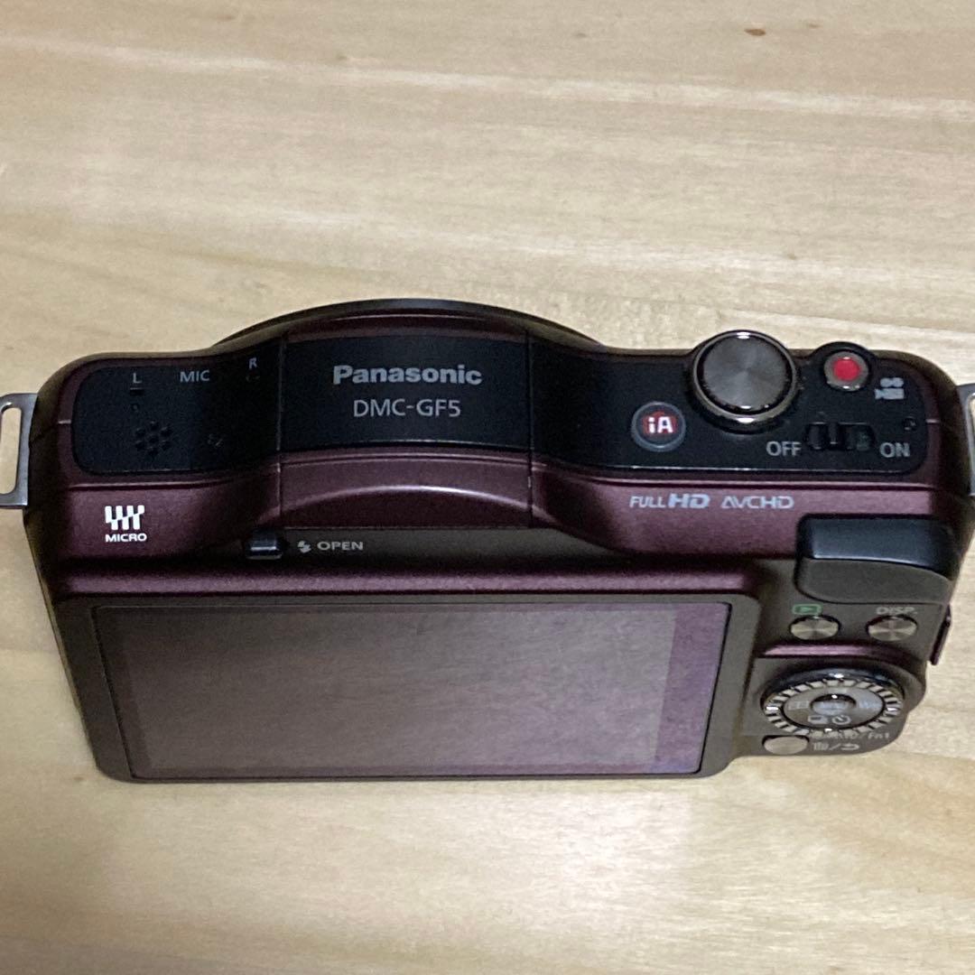 美品パナソニック LUMIX GF5 ブラウン　シャッター回数極少2151