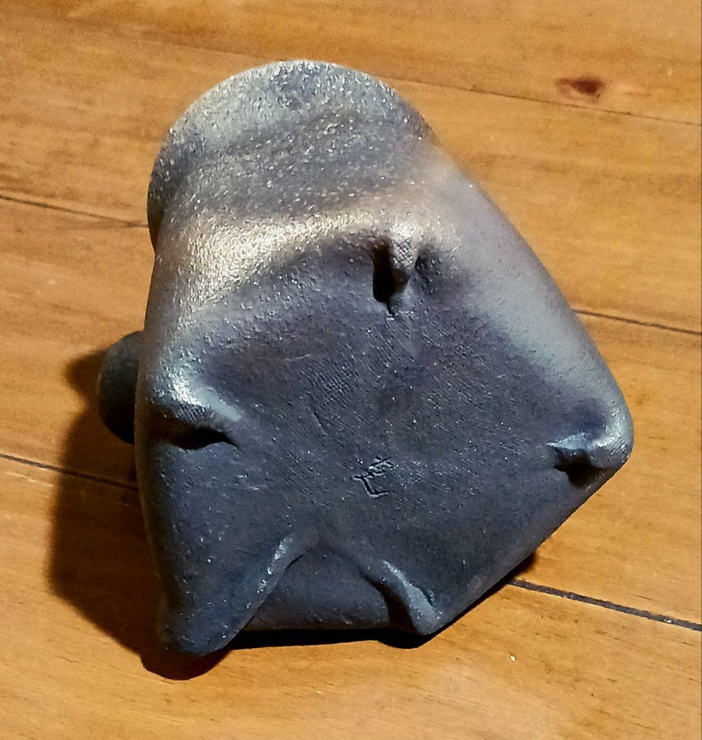 林克次 萬古焼 茶器急須 手捻り タタラ技法 アート芸術 軽量150g