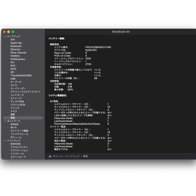 MacBook Air M1 ゴールド ステッカー付き