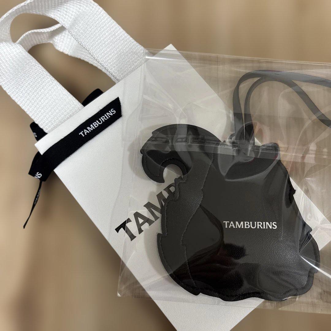 タンバリンズ 代官山　ノベルティ　チャーム 黒猫 ブラックキャット　袋　ギフト