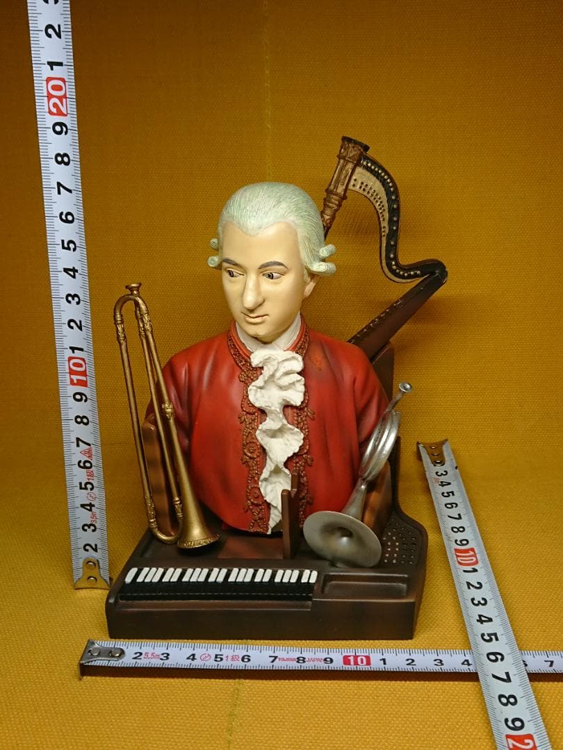 ビンテージ　音楽家　モーツァルト　置物　インテリア　工芸品　美術品　A1453