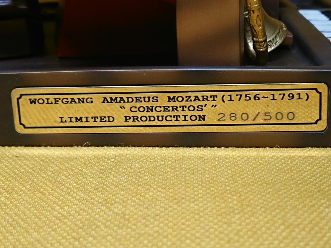 ビンテージ　音楽家　モーツァルト　置物　インテリア　工芸品　美術品　A1453