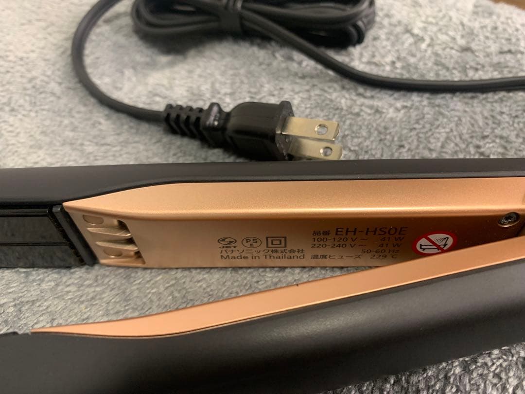 Panasonic ナノケアストレートヘアアイロンEH-HS0E