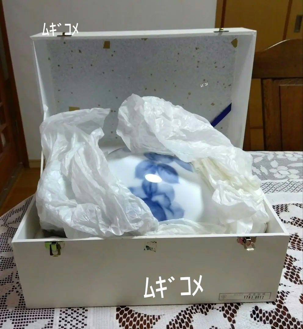 大倉陶園 花瓶花器⑨ブルーローズ〈36cm〉(新品未使用)