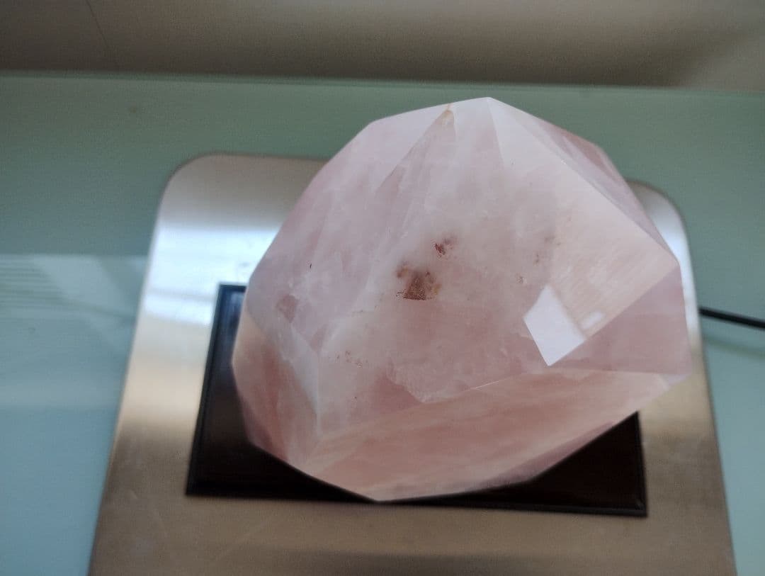 #一石創作デザイン ローズクォーツ 紅水晶 ハンドメイド 原石10ｋｇ超え使用