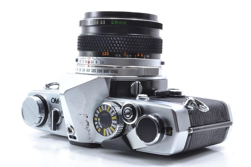オリンパス OM-1n OM 28mm f/3.5 完動品 モルト交換済