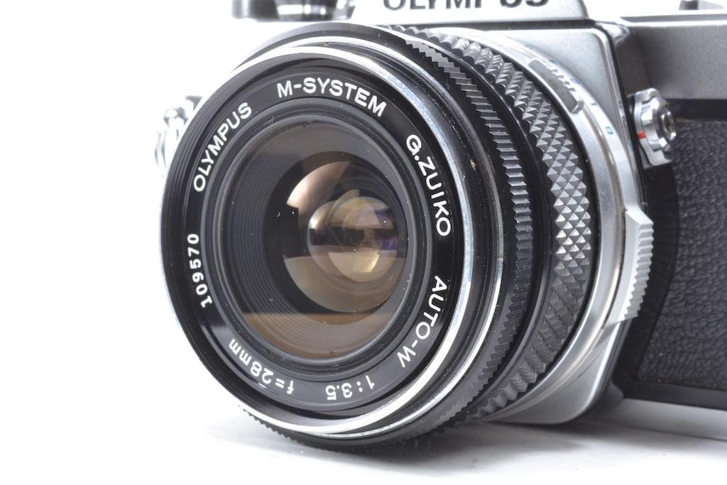 オリンパス OM-1n OM 28mm f/3.5 完動品 モルト交換済