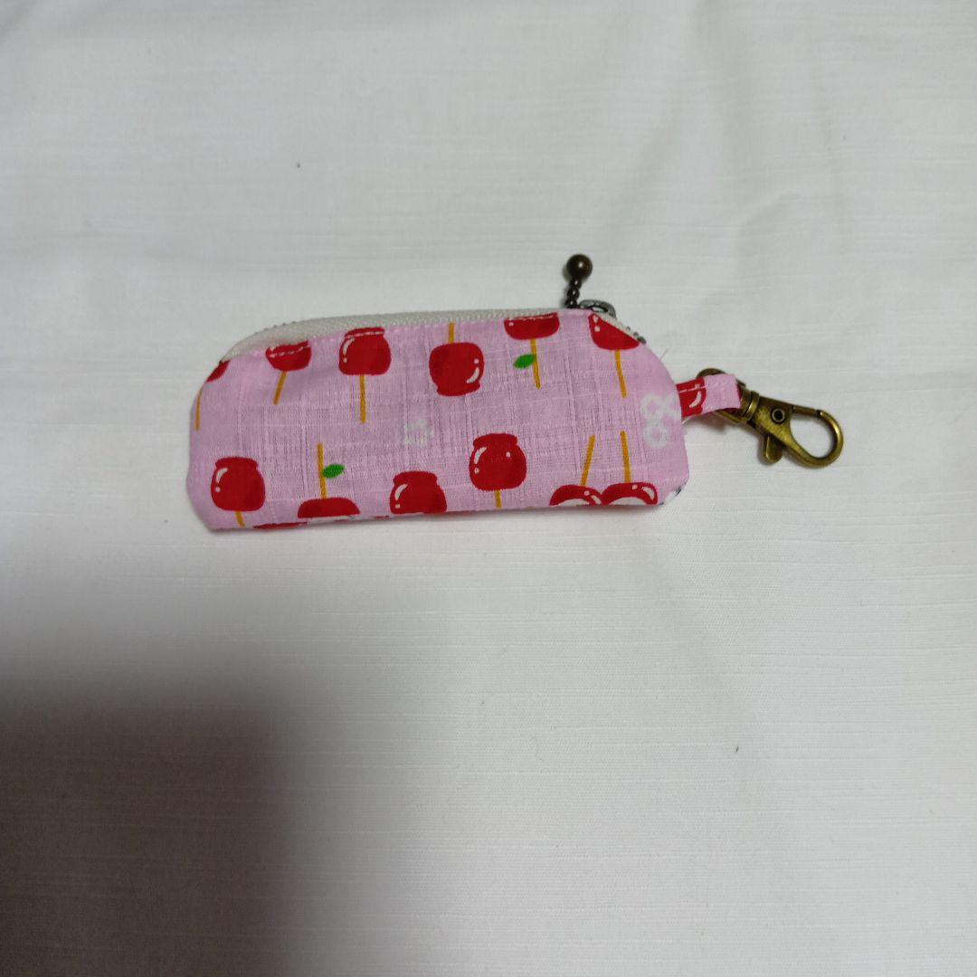 ミニポーチ　シマエナガ　リップ　印鑑　鍵　小物入れ