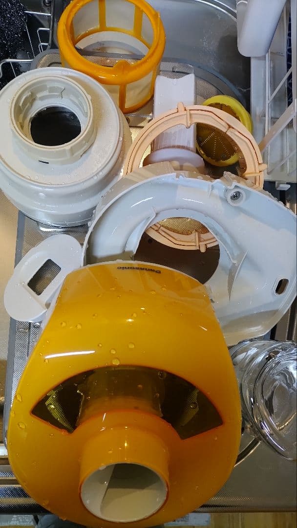 Panasonic ジューサー ホワイト・イエローMJ-M12