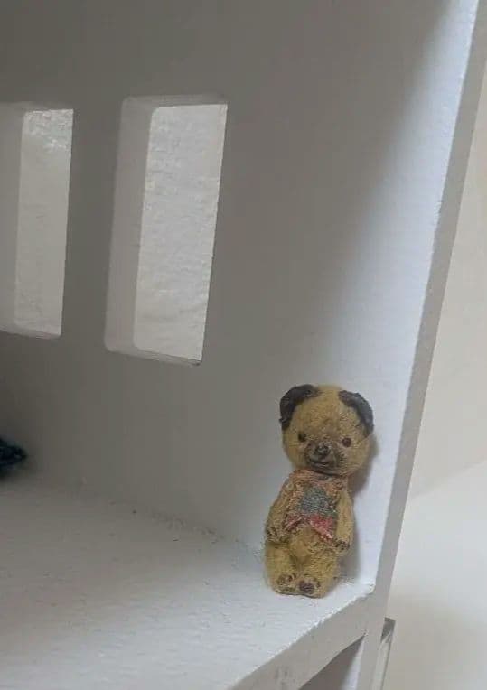 ミニチュア　くまの小さなぬいぐるみ　作家さんの作品
