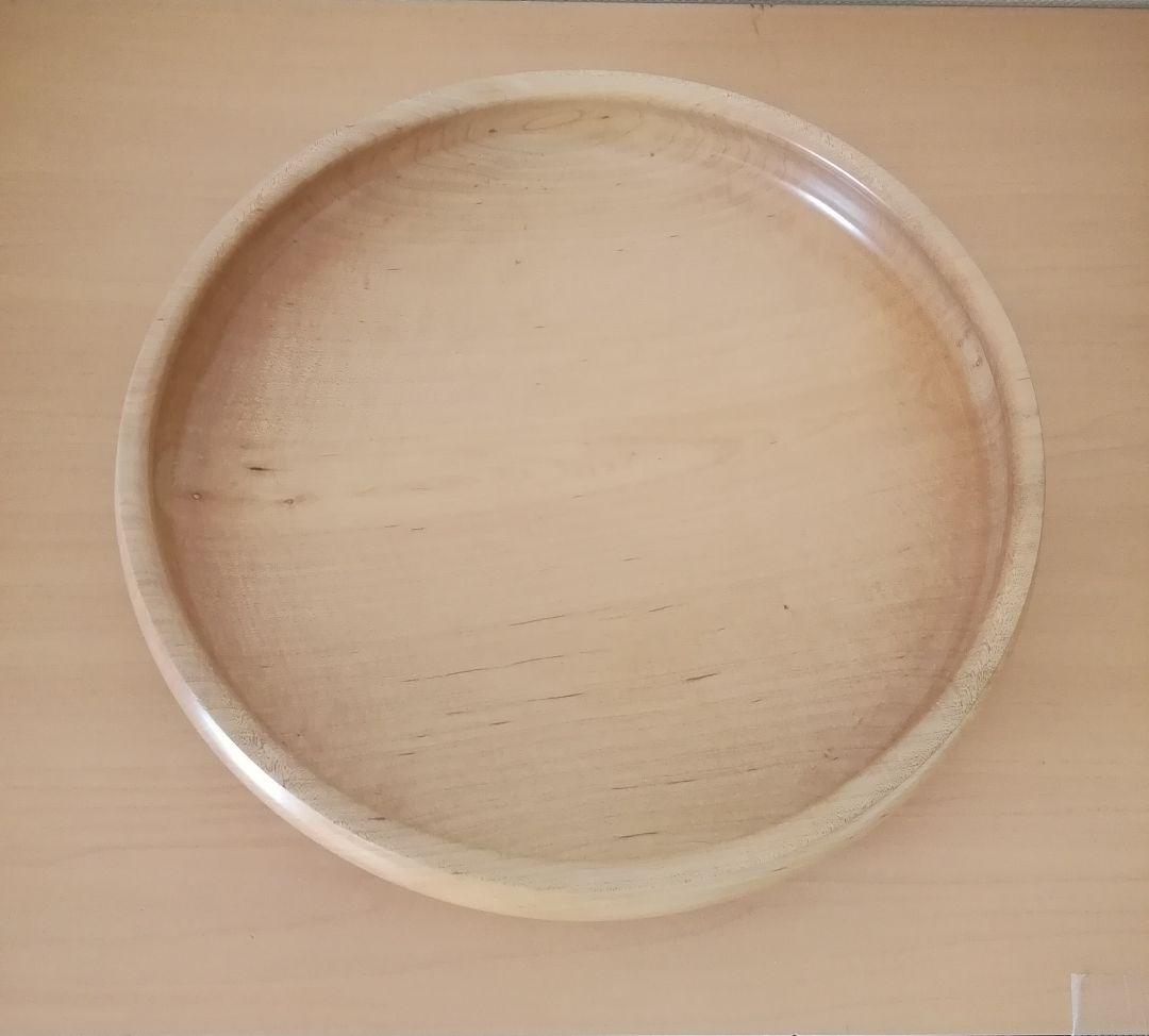 木製菓子器 くり抜き菓子入れ 木製菓子鉢　こけし工人作