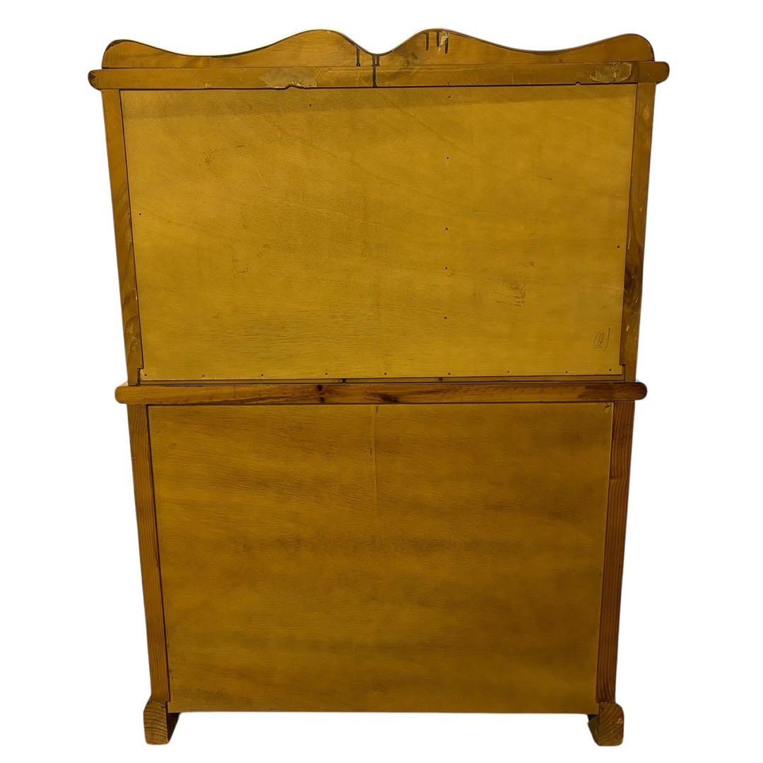 ACTUS バレンシア ライティングビューロー タイル パイン材 カントリー家具