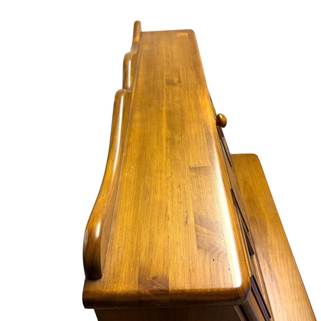 ACTUS バレンシア ライティングビューロー タイル パイン材 カントリー家具