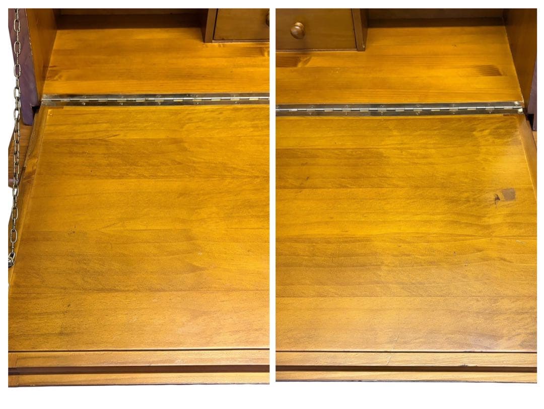 ACTUS バレンシア ライティングビューロー タイル パイン材 カントリー家具