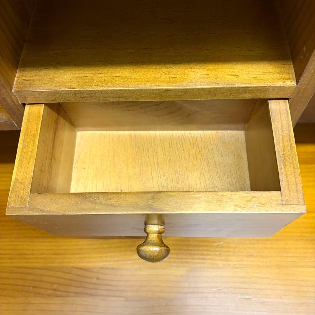 ACTUS バレンシア ライティングビューロー タイル パイン材 カントリー家具