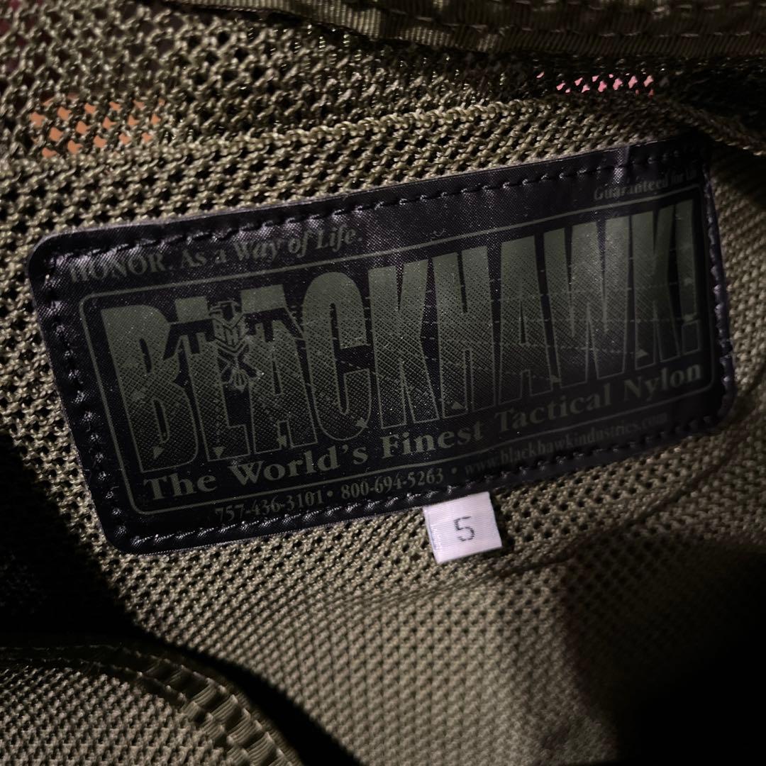 BLACKHAWK! タクティカルベスト オリーブドラブ　鳥タグ　V-1ベスト