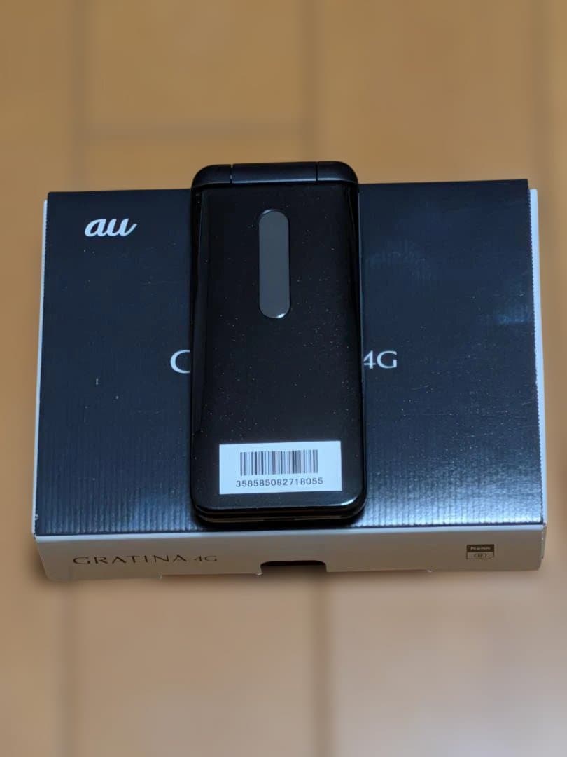 新品未使用 au GRATINA 4G KYF31 ブラック SIMロック解除済