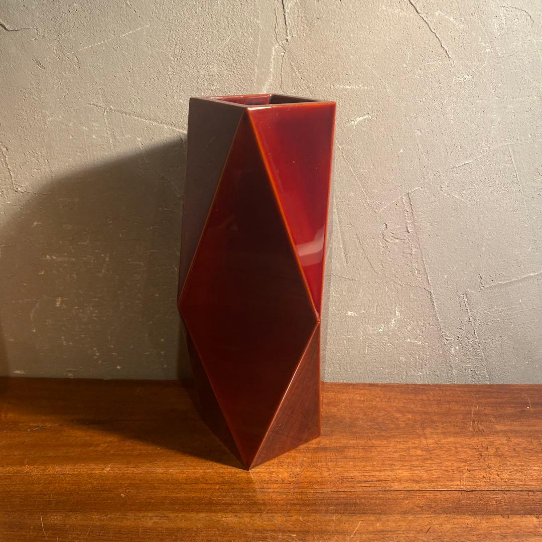 輪島塗 春慶 慶塚作 漆器 花入 花瓶 オブジェ モダン 伝統工芸