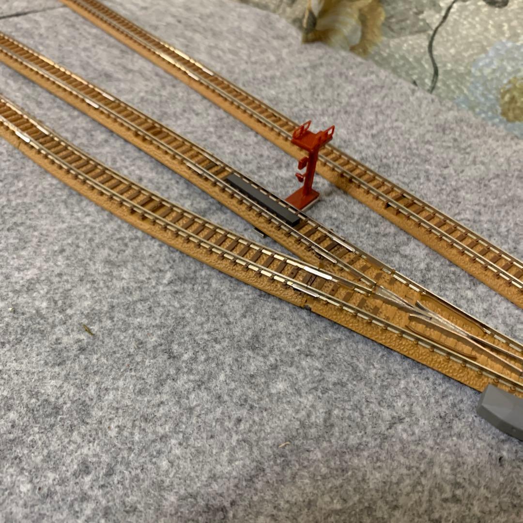 Nゲージ　トミックス製　橋上駅舎と機関庫のあるレイアウトセット！