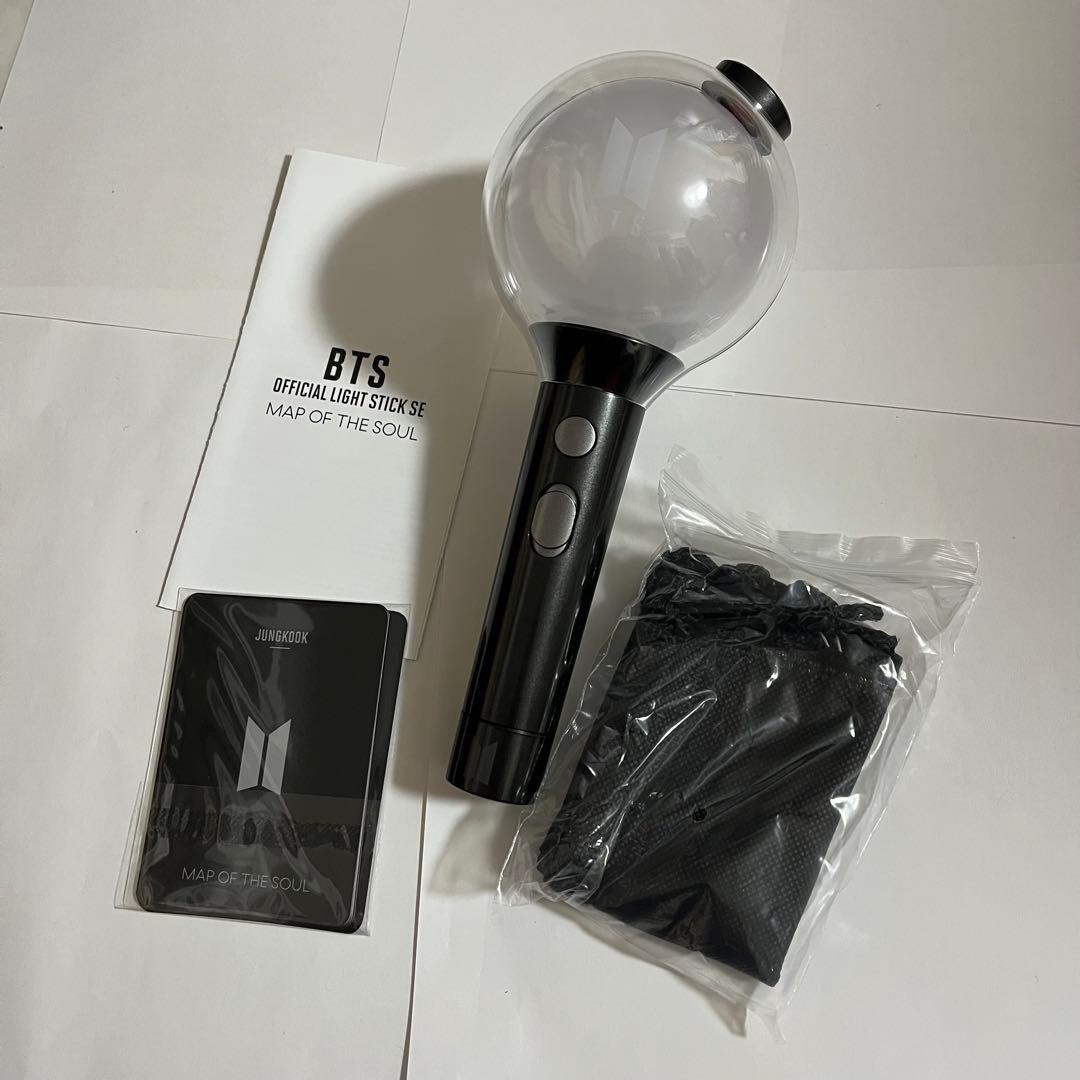即日発送⭕️【BTS】アミボム　コンサートグッズ　ペンライト　トレカ付　専用袋付き