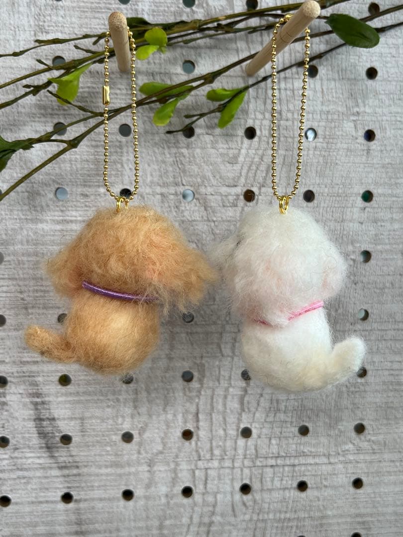 kamin　羊毛フェルト犬　プチチャーム