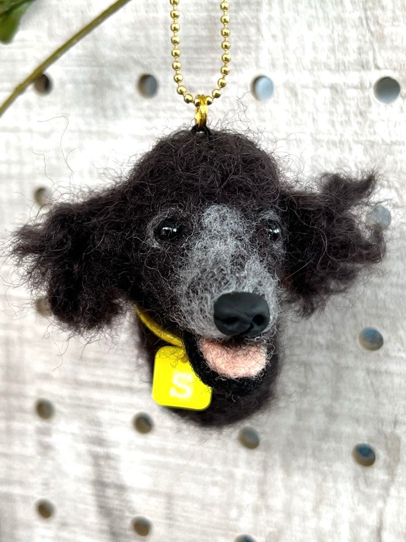 kamin　羊毛フェルト犬　プチチャーム