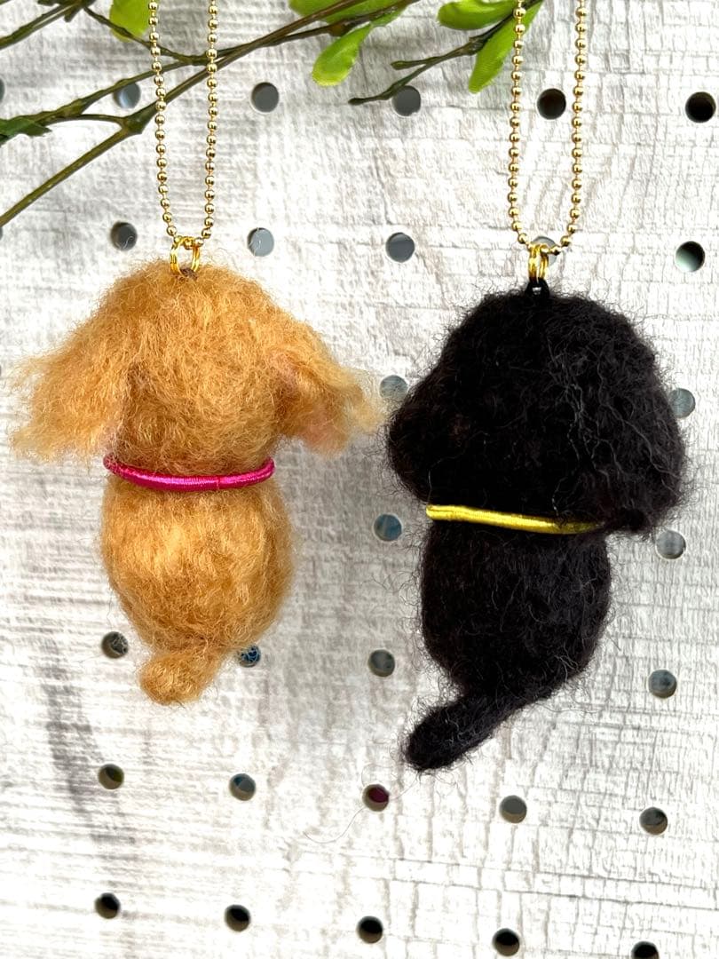 kamin　羊毛フェルト犬　プチチャーム