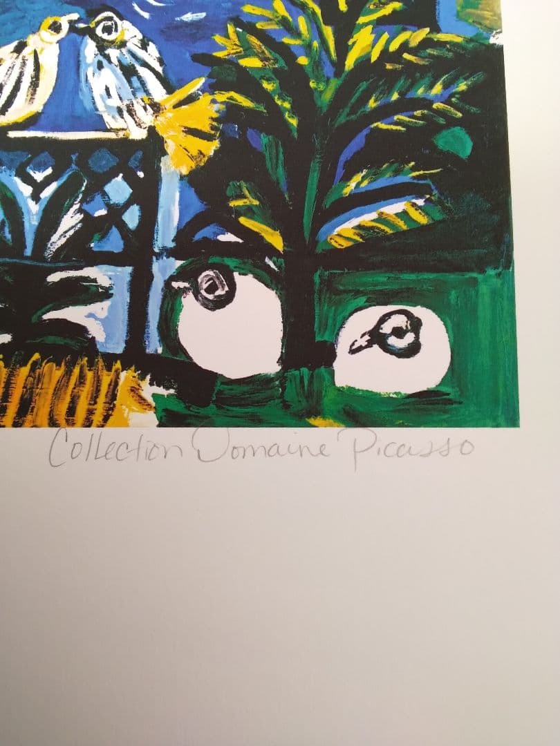 ピカソ “The Pigeons” ジクレー　CoA 付き