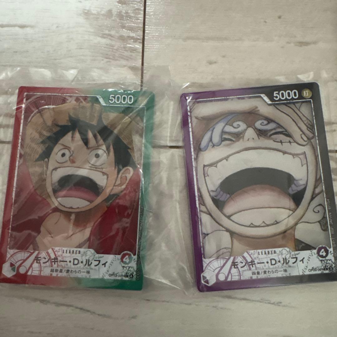 一番くじONE PIECE CARD GAME フィギュア A賞 ルフィセット