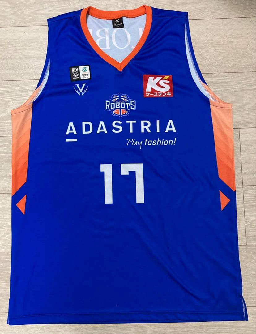 ◼︎茨城ロボッツ　駒沢颯　オーセンティックユニフォーム（4L）