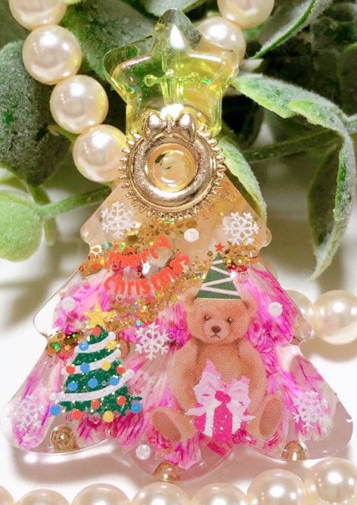Mana様お取置きです。レジンヘアゴム XmasNo.195