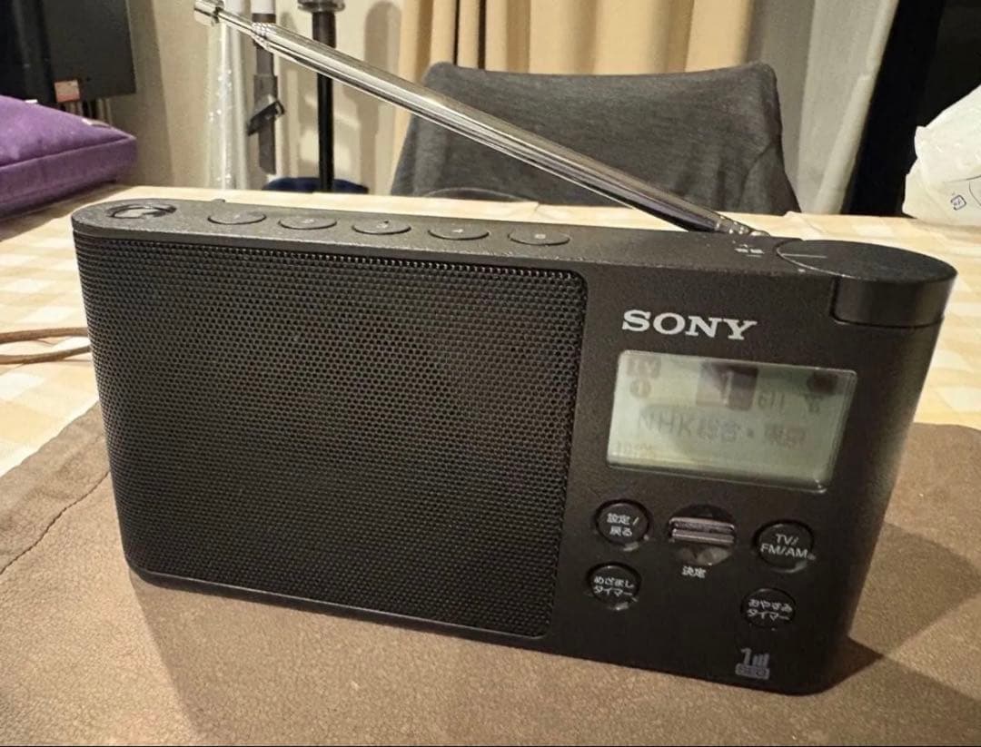 【極美品】SONY XDR-56TV ワイドFM/AM/ワンセグ 高感度ラジオ