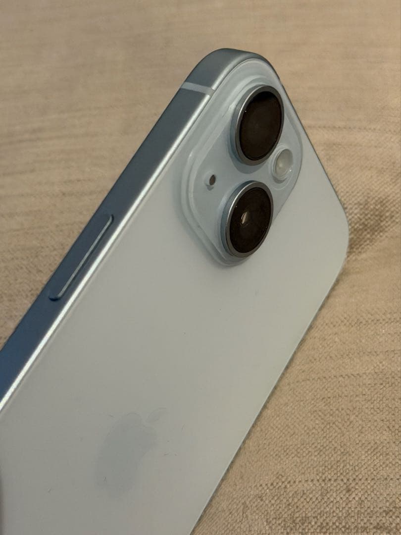 美品◆iPhone15 128GB◆バッテリー100% ◆ブルー 傷無し