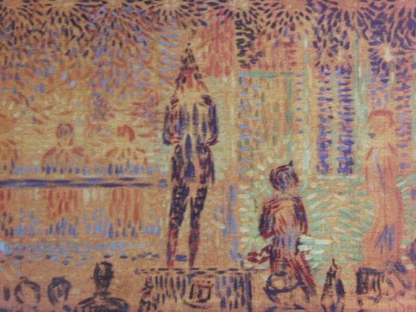 ジョルジュ・スーラ、≪サーカスの客寄せ≫のための習作、希少な画集より