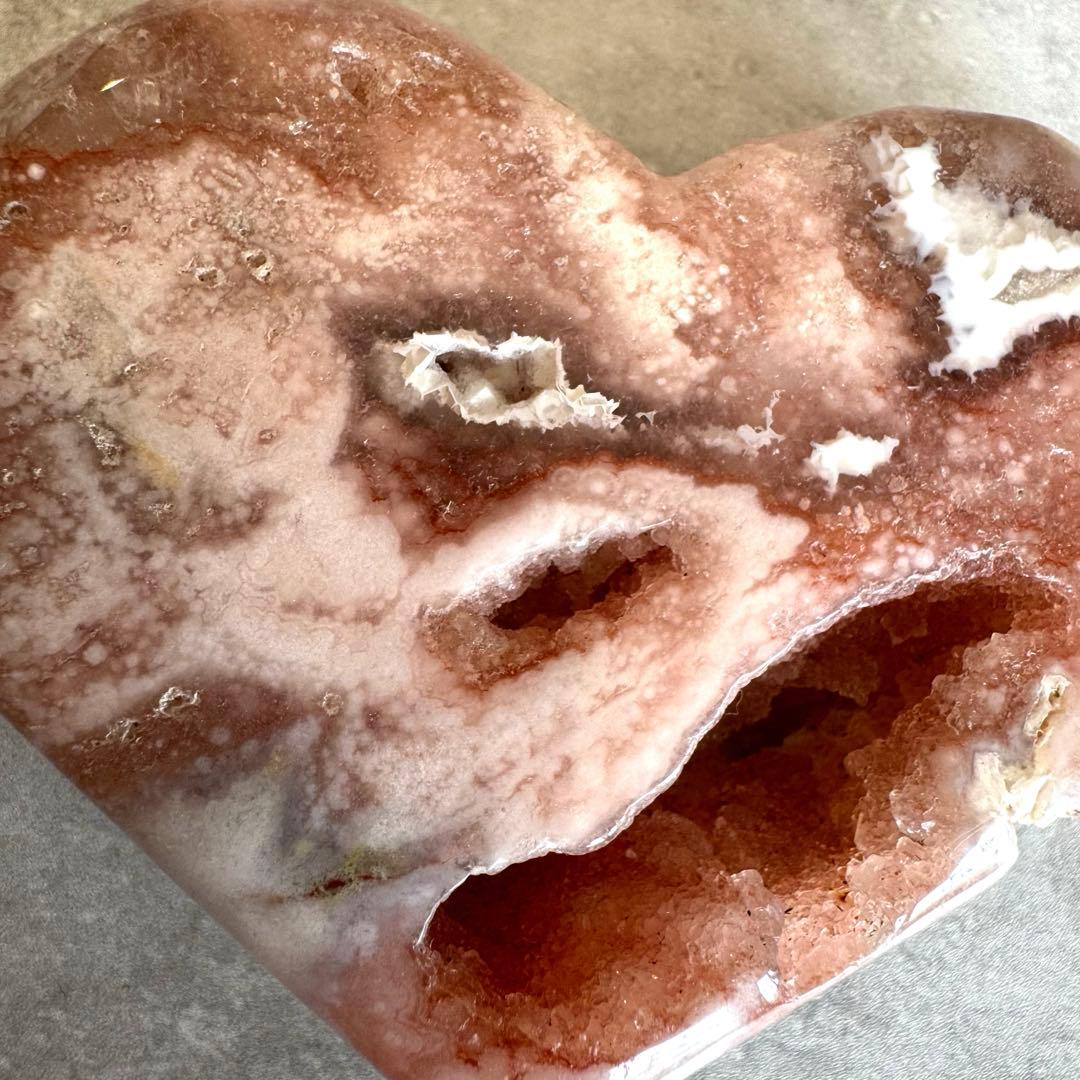 ピンクアメシスト druzy ハート