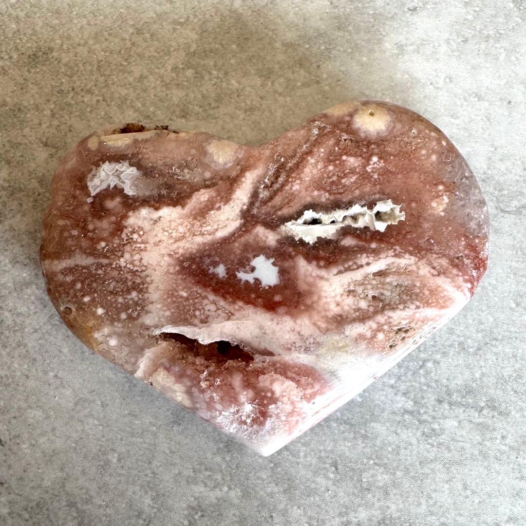 ピンクアメシスト druzy ハート