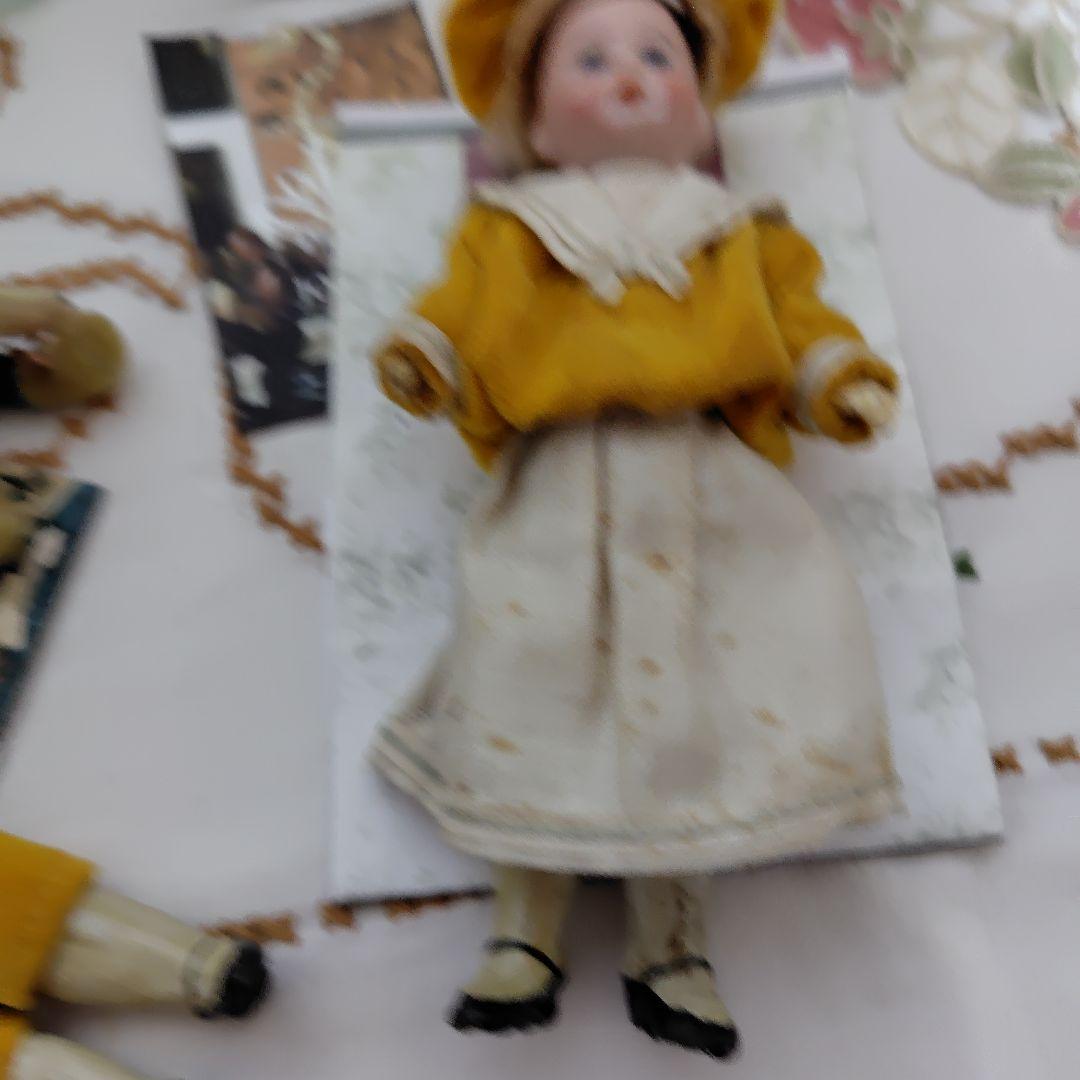 美品フランス　ミニョネット　アンティークドール　ペア