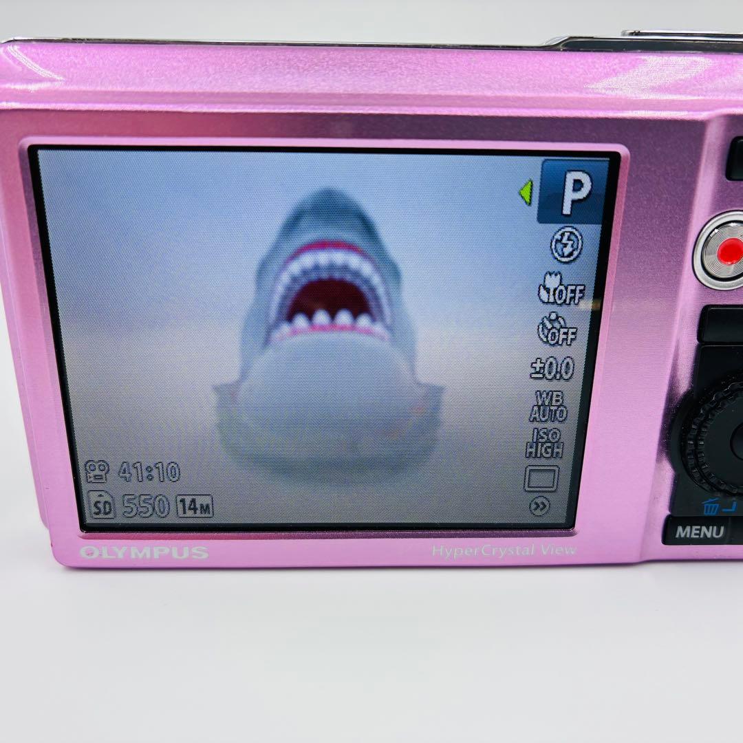 【希少カラー】 オリンパス OLYMPUS μ5010 ピンク コンデジ