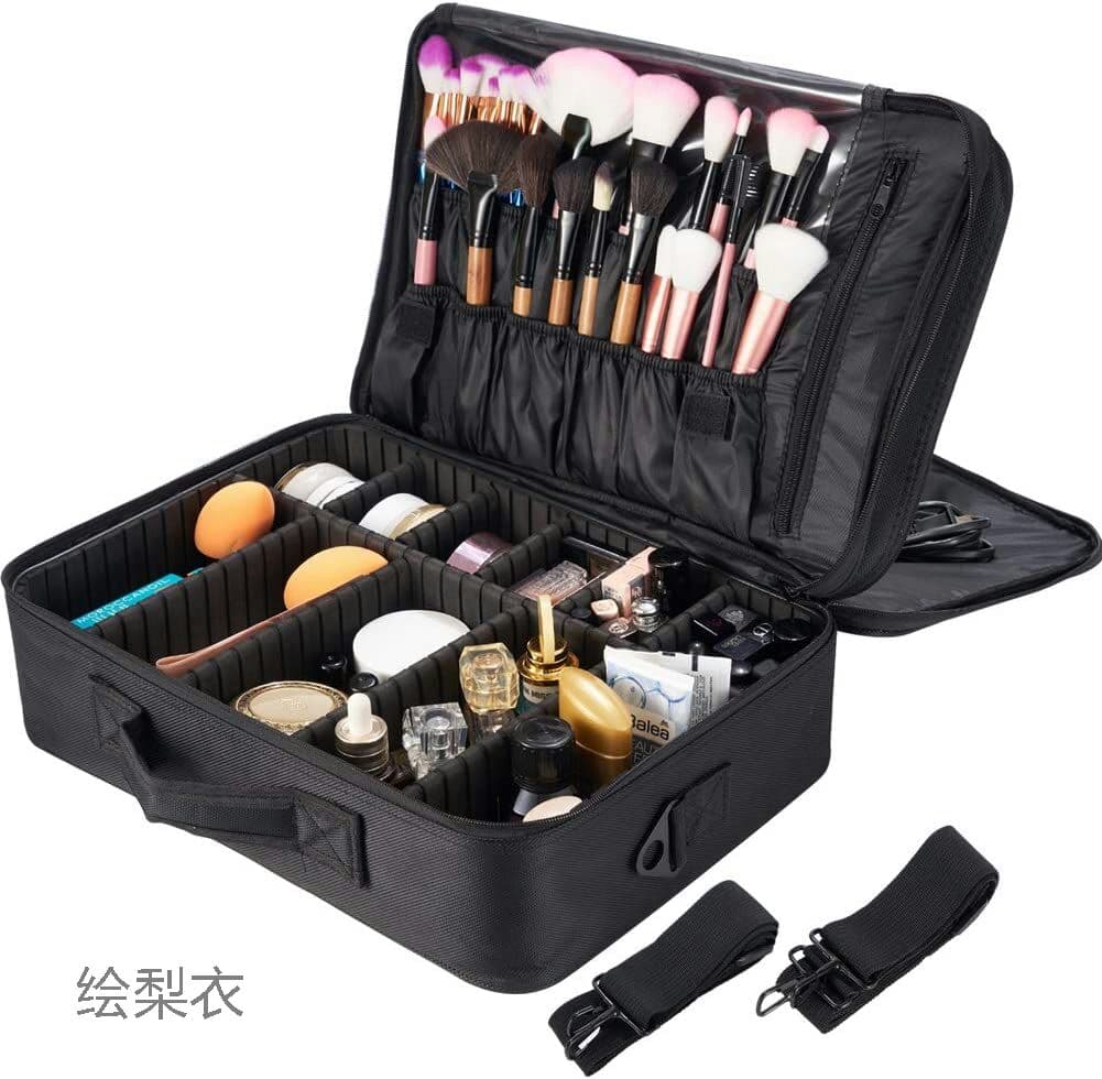 プロ用 メイクボックス コスメポーチ 大容量 多機能 高品質 メイク収納
