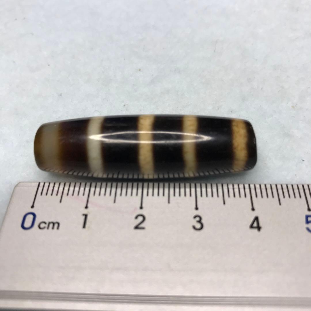 超激レア珍品‼︎ 古代老礦石　五線線珠　口元に少し欠け