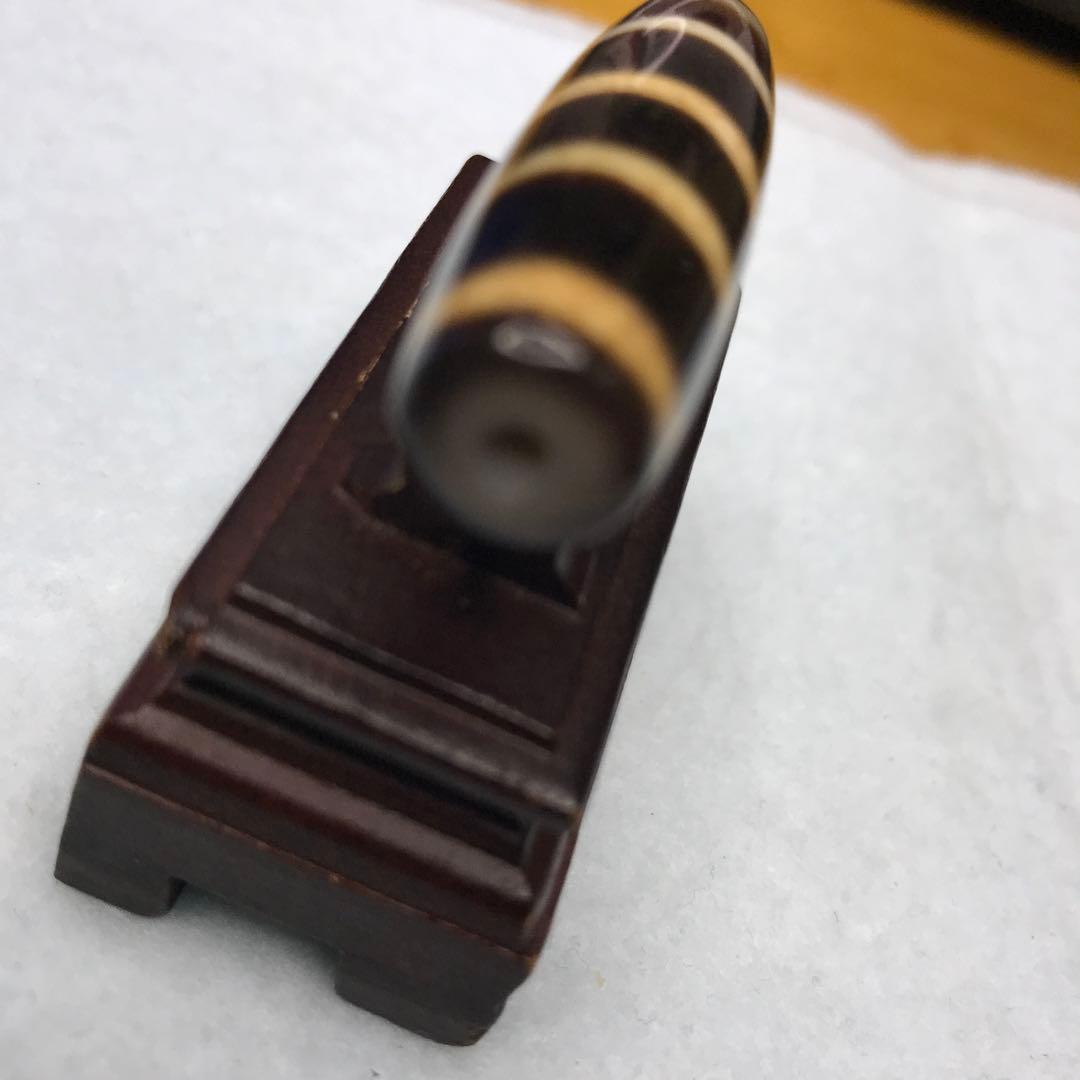 超激レア珍品‼︎ 古代老礦石　五線線珠　口元に少し欠け