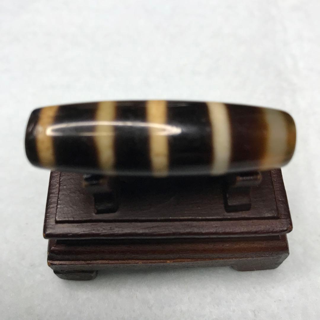 超激レア珍品‼︎ 古代老礦石　五線線珠　口元に少し欠け