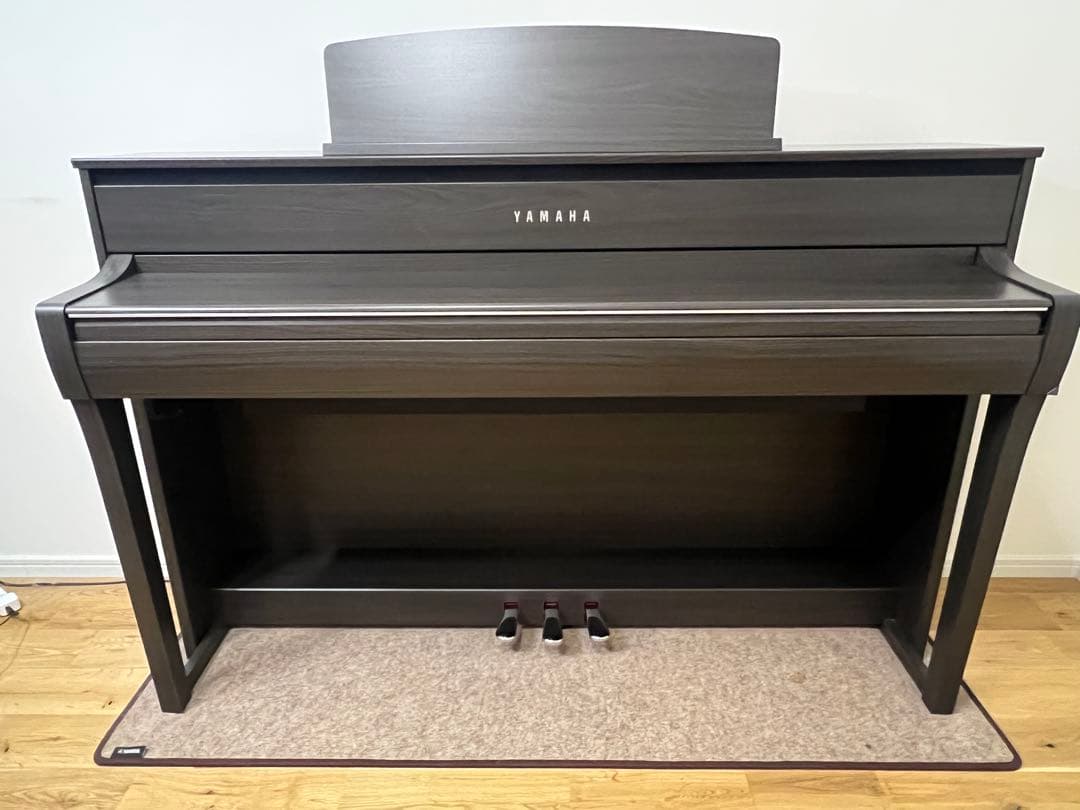 Yamaha 88鍵電子ピアノ ダークウッド 椅子付き