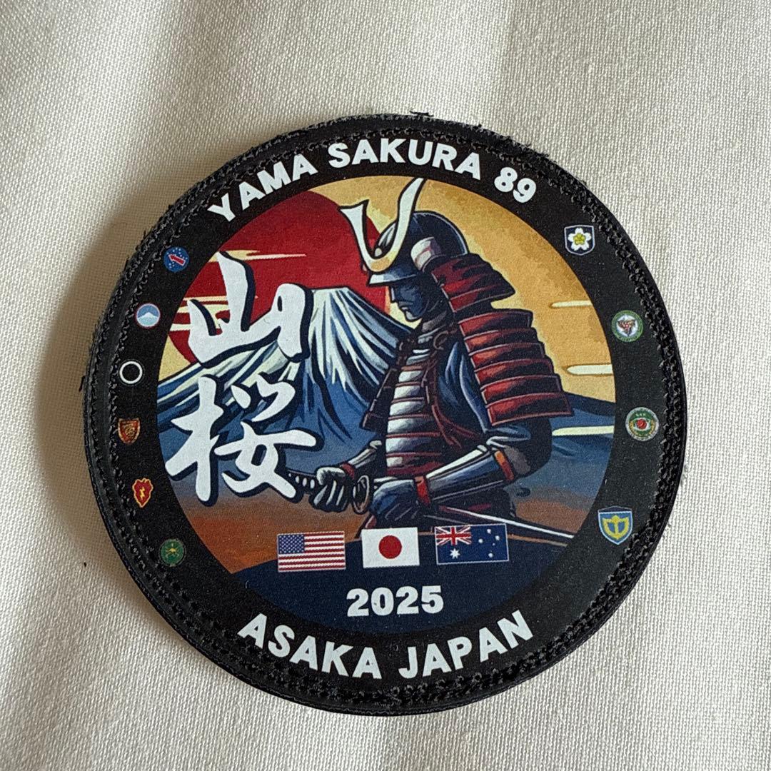 日米合同指揮所訓練ワッペン4枚セット