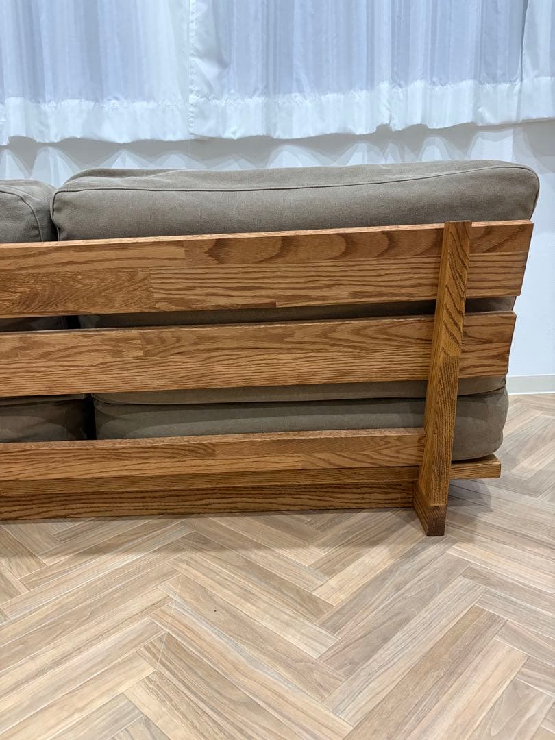 MOMO NATURAL CLOUD LOW SOFA 2P ブラウン系