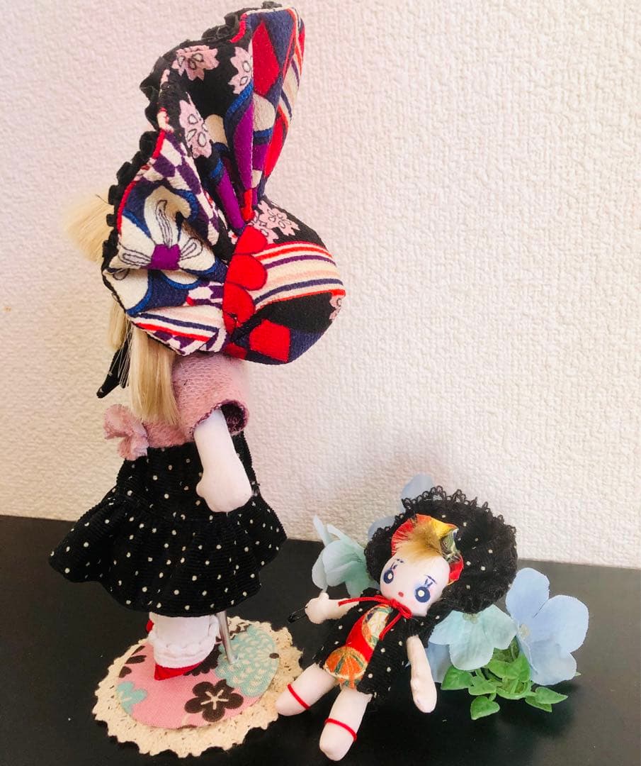 ＊夢 文化人形＊ドレス乙女♡創作文化人形約21cm着せ替え8点セット＊