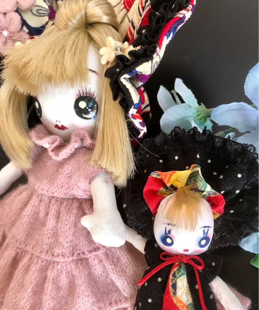 ＊夢 文化人形＊ドレス乙女♡創作文化人形約21cm着せ替え8点セット＊