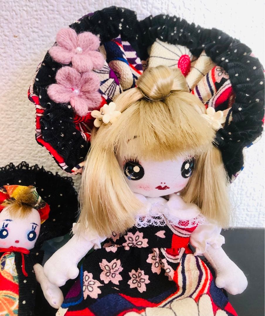 ＊夢 文化人形＊ドレス乙女♡創作文化人形約21cm着せ替え8点セット＊