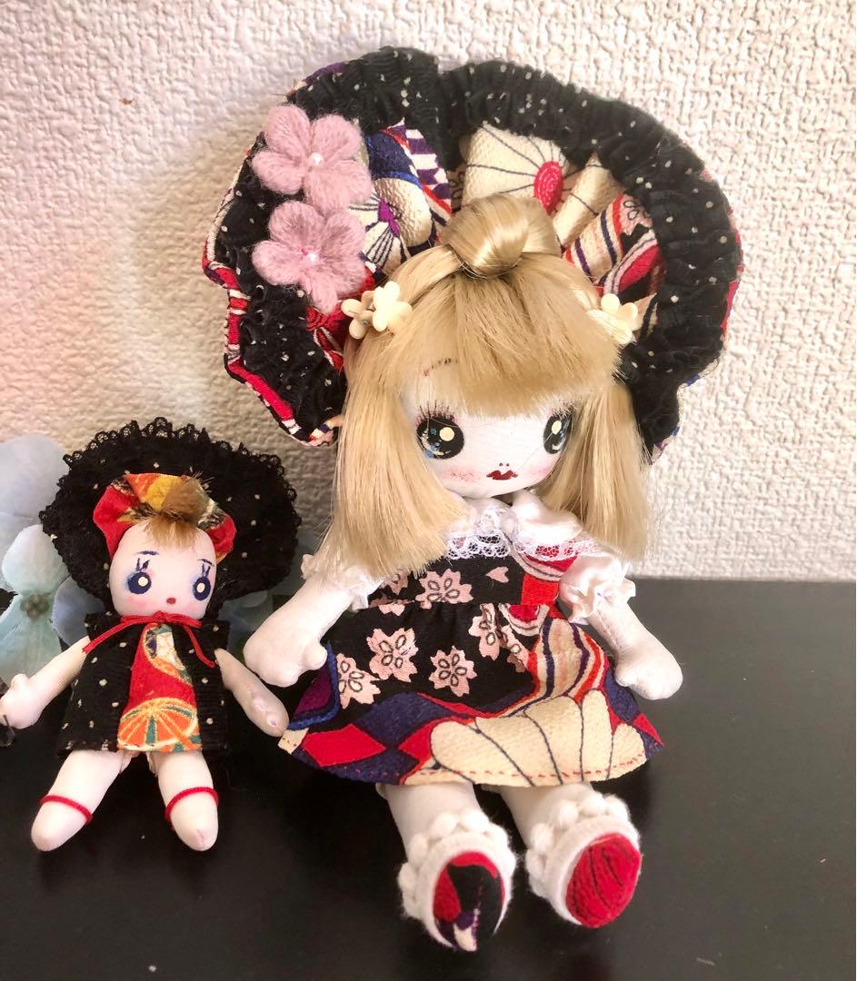 ＊夢 文化人形＊ドレス乙女♡創作文化人形約21cm着せ替え8点セット＊