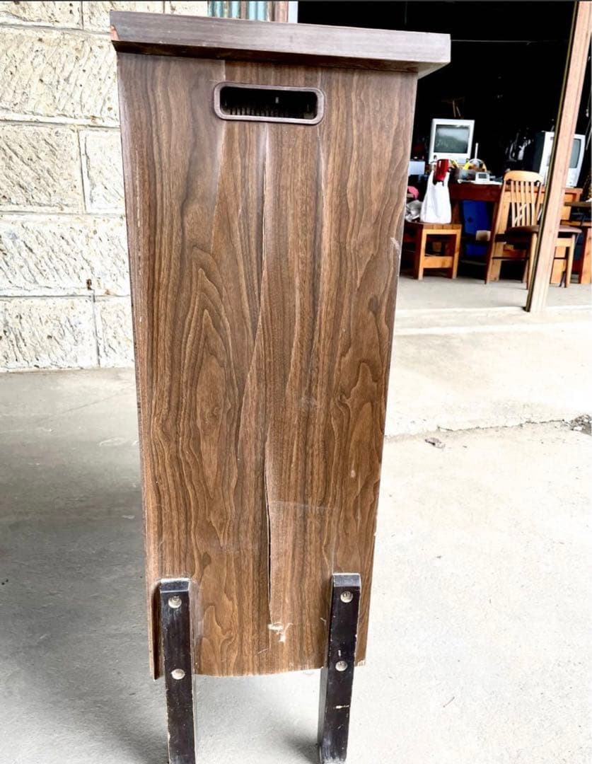 ●【貴重】NEC ブラウン管テレビ 昭和レトロ 木材 インテリア アンティーク①